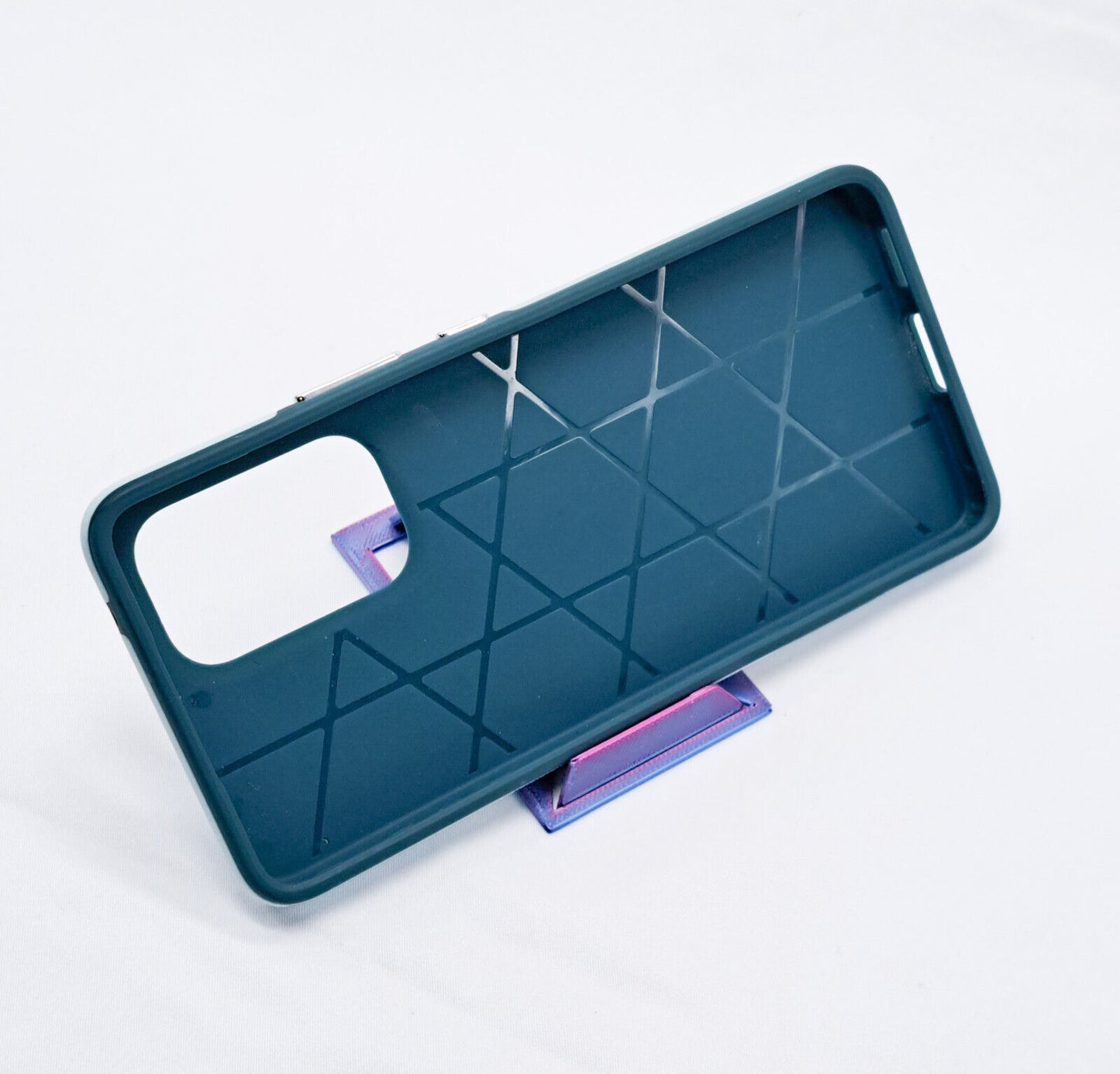 Phone Stand Portable Credit Card Sized Flat Folding 3D Printed Versatile