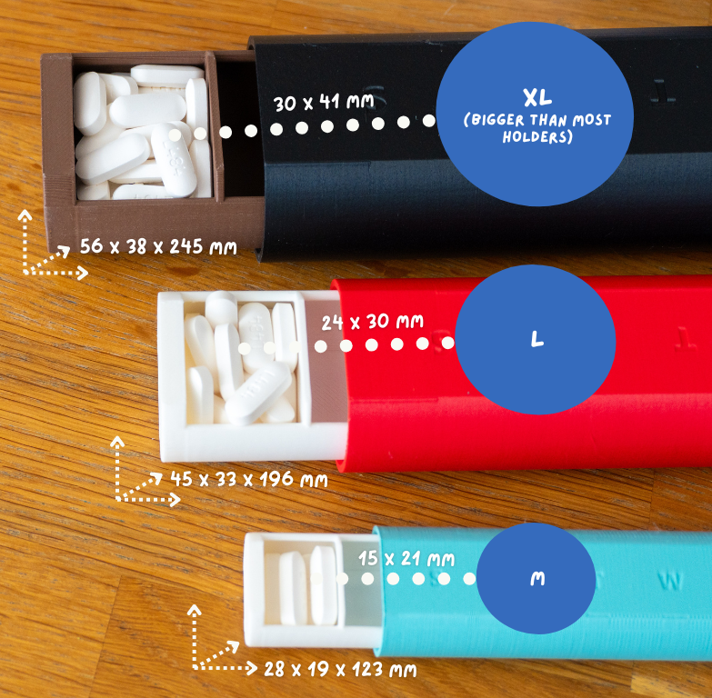 Weekly Pill Organizer Case Large 7 Day Medicine Box Travel Pill Container XL Vitamin Storage Box Daily Medication Organizer with Snap Case