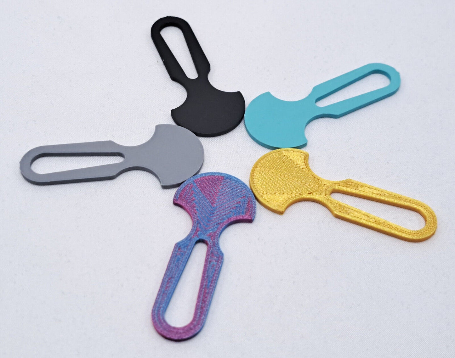 Shopping Cart Coin Trolley Key 6 Pack Minimalist Sturdy Quarter Grocery Accessory
