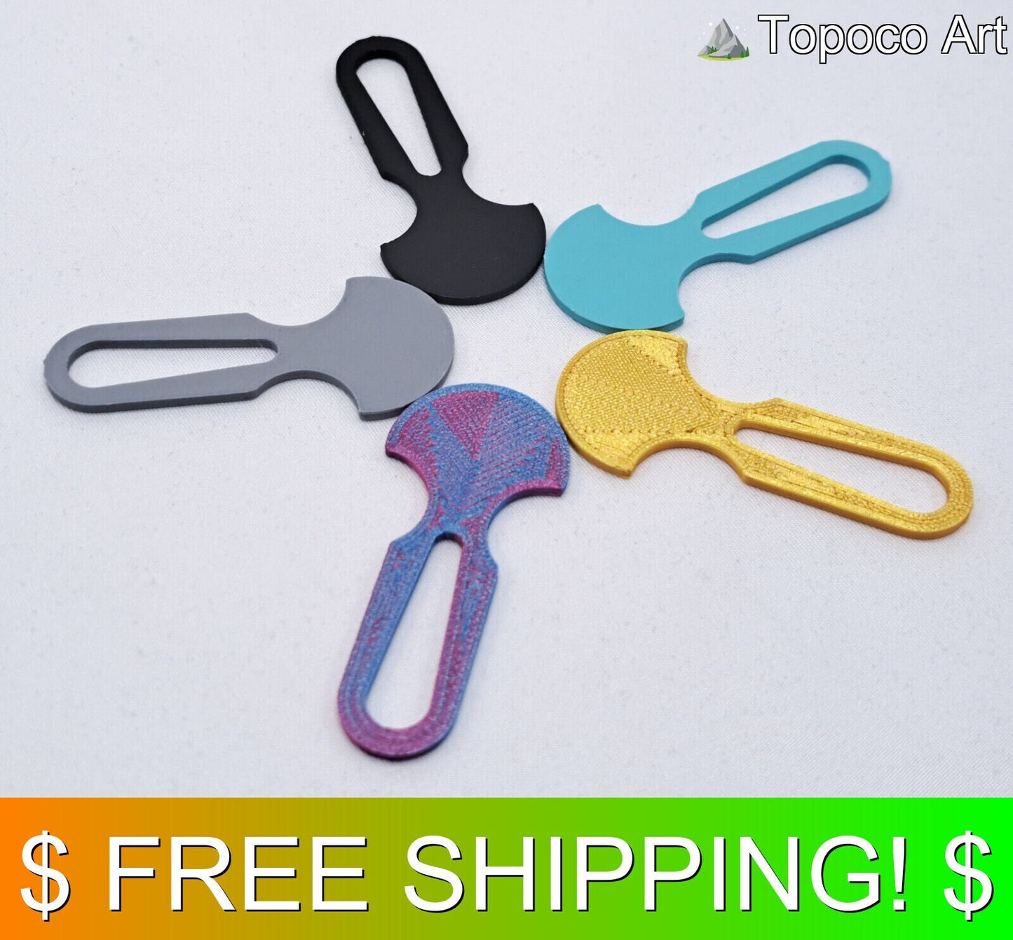 Shopping Cart Coin Trolley Key 6 Pack Minimalist Sturdy Quarter Grocery Accessory