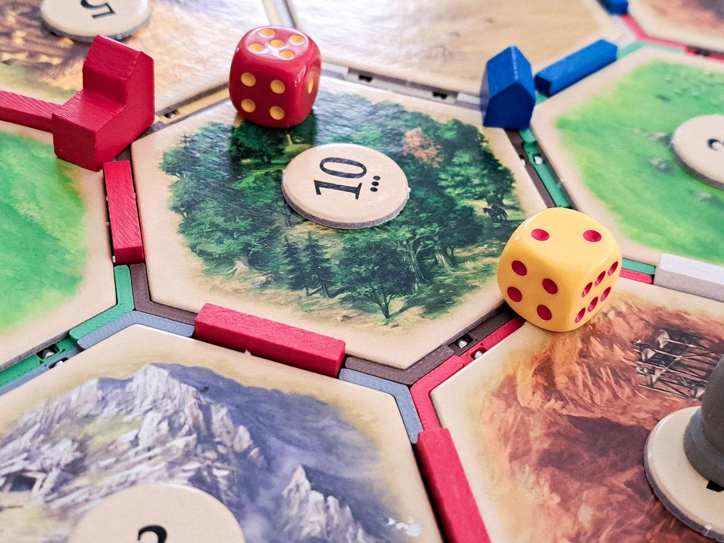 Magnetic Hex Holders Holder for Hex Based Settlement Board Games - Holds 19