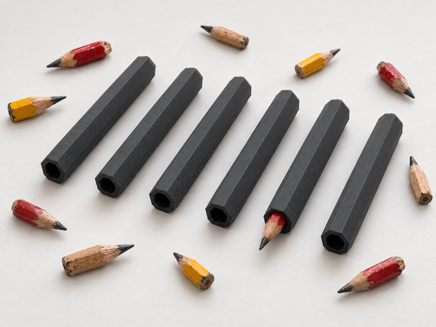 Pencil Extenders, Set of 6