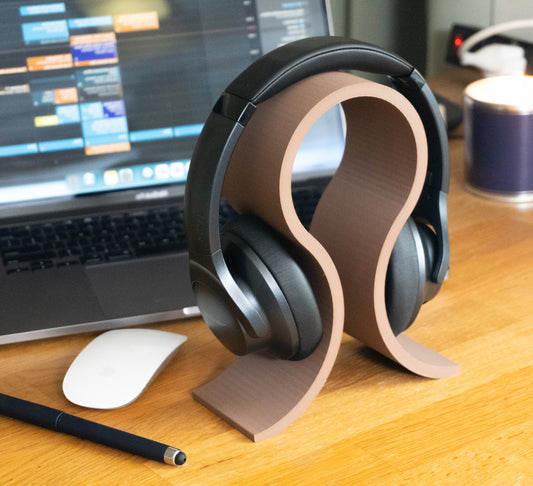 Premium Headphone Holder for Gaming or Office - Easy Access Storage for Large Over-Ear Headphones - Ideal Gift for Gamers, Office Decor, Birthday or Holiday