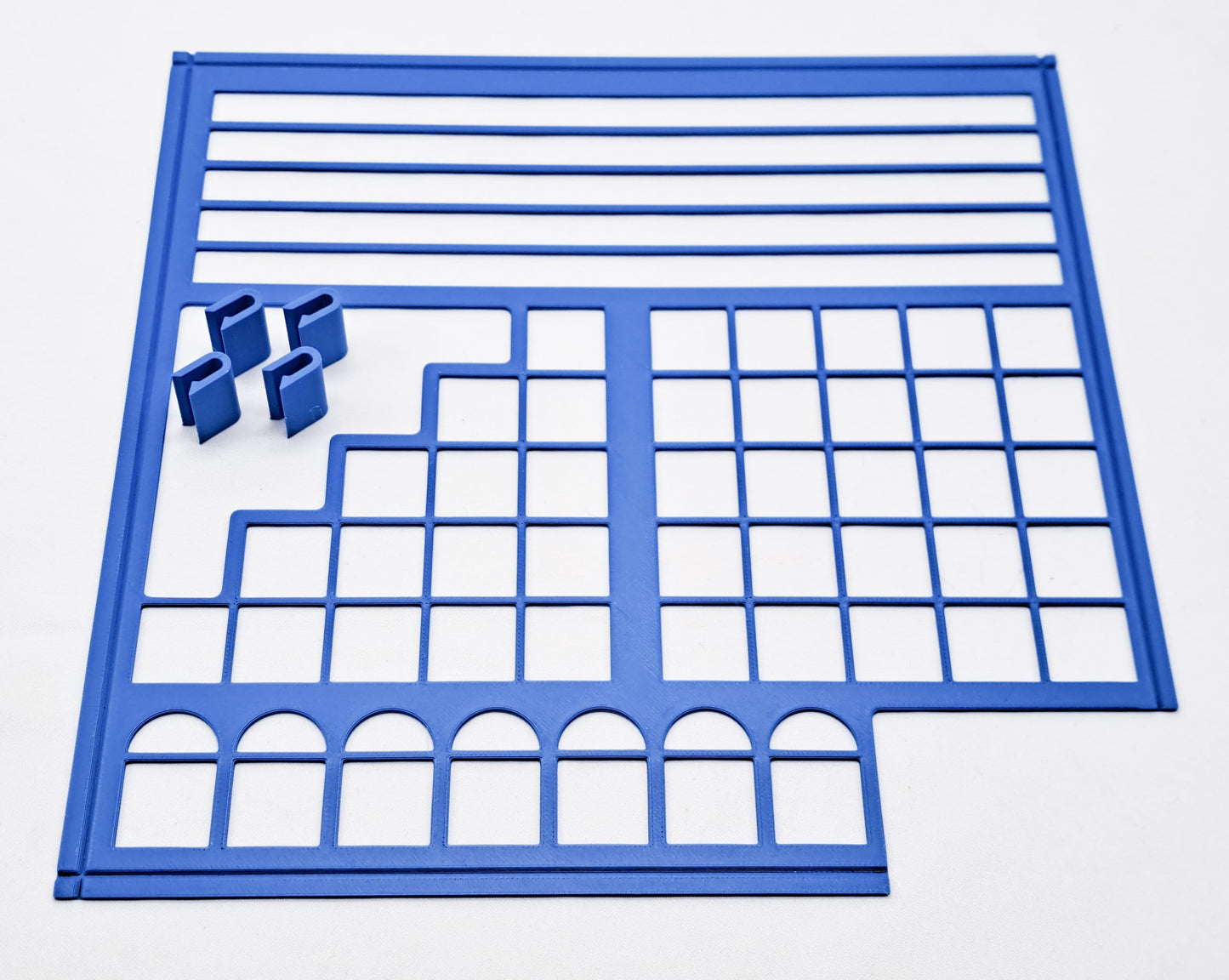 Clip-on overlays for Azul Board Game 4 pieces